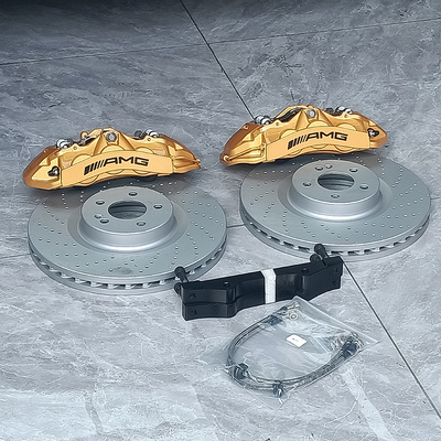 Mercedes Benz C200 Car Brake Calipers Upgrade 6 Pot Claipers and 355mm Disc