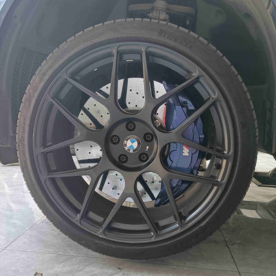 Δαγκάνα φρένων BMW X5 Αλουμινίου Μεγάλου μεγέθους 10 Δαγκάνες εμβόλων 420mm Carbon Ceramic Disc