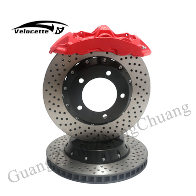 Επαναρρύθμιση υψηλής απόδοσης 6-Pot Bake Caliper Big Brake Kit GT6 για 18-21 ίντσες τροχούς 350-405mm Dish BMW