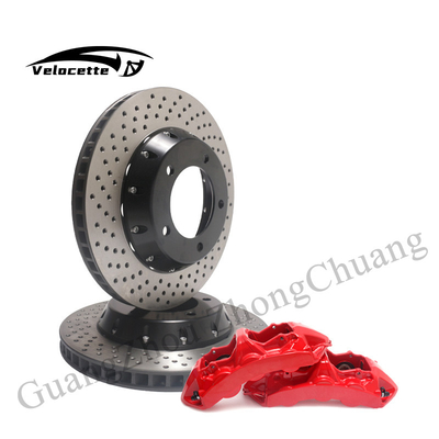 Επαναρρύθμιση υψηλής απόδοσης 6-Pot Bake Caliper Big Brake Kit GT6 για 18-21 ίντσες τροχούς 350-405mm Dish BMW